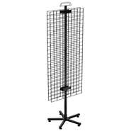 2-Sided Grid Spinner Rack
