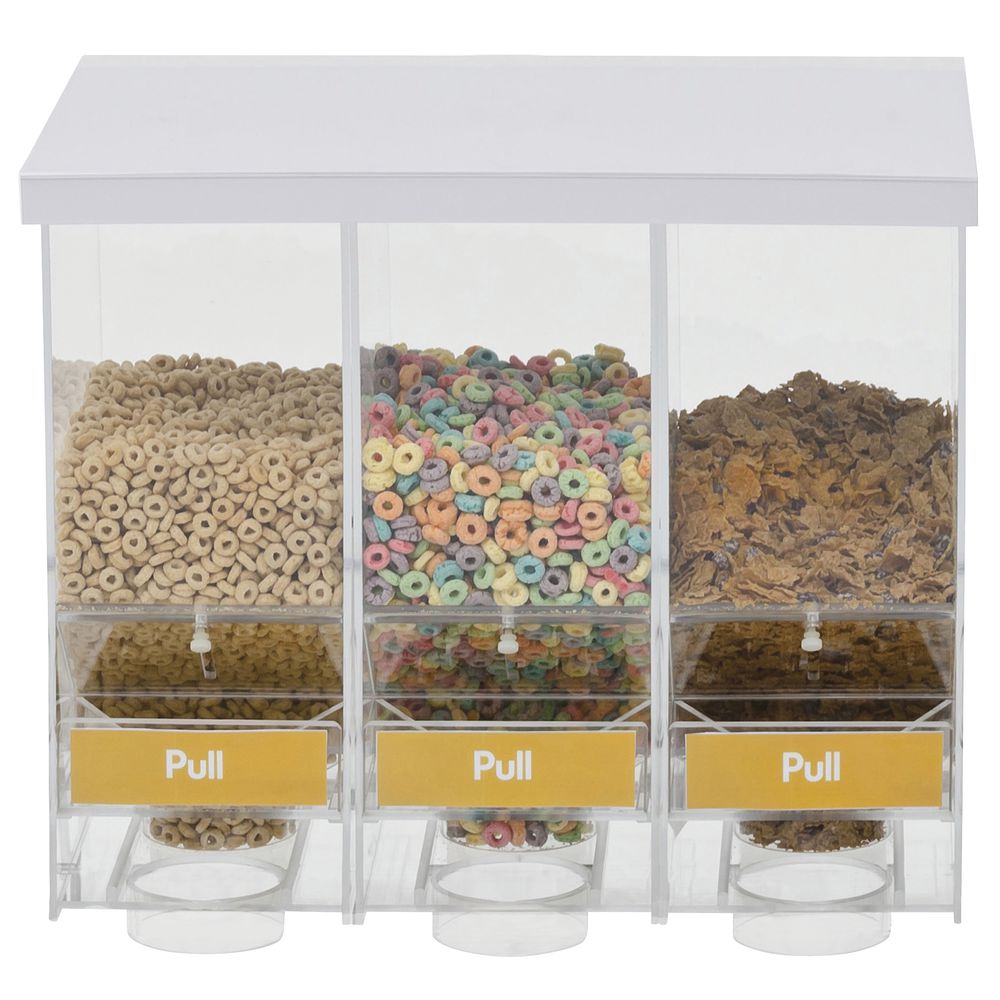 Portion Control Cereal Dispenser Is 5"W x 12"D x 16 1/2"H