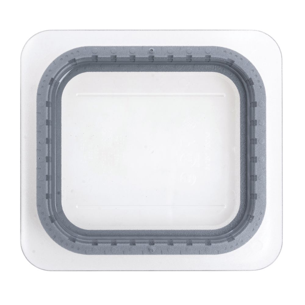 COVER, GRIP LID, 1/6 SIZE, CLEAR