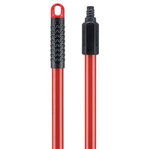 Libman 532 Scrub Brush, 10 x 6-1/2 x 60 Steel Handle, Red