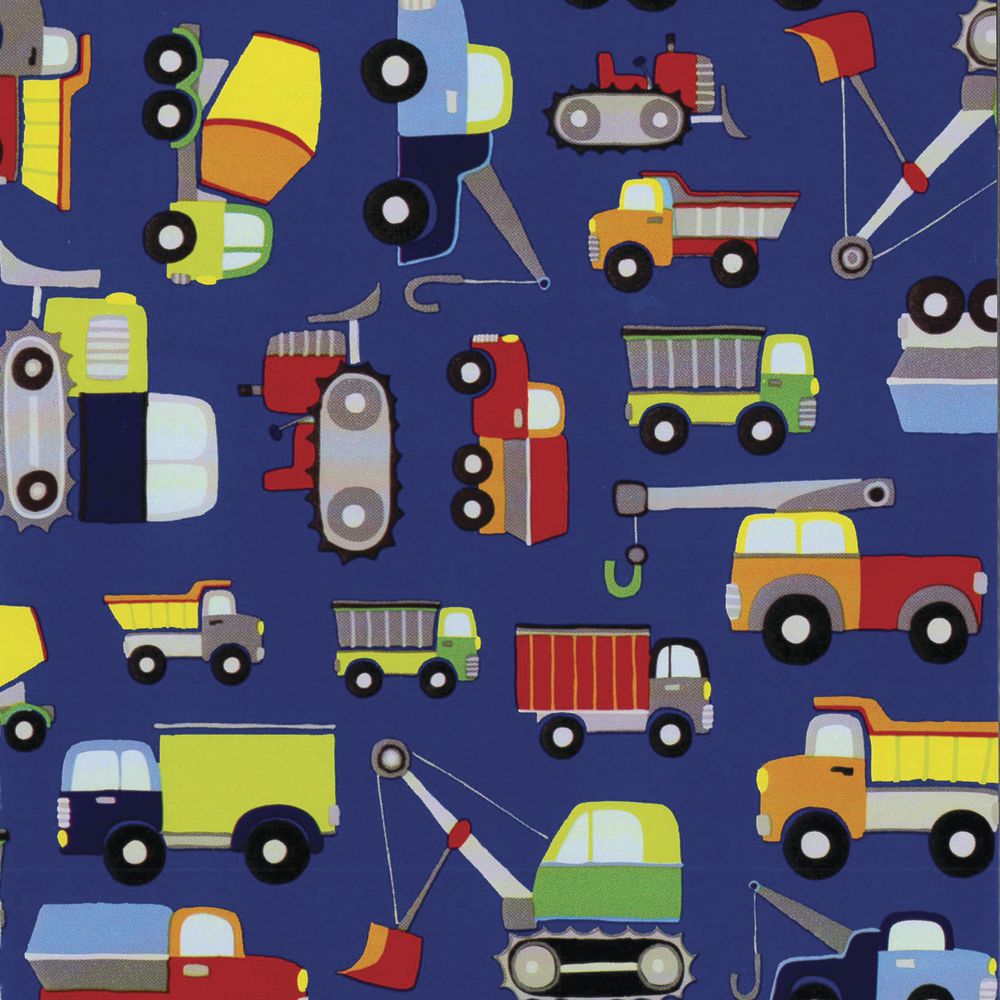 Trucks Gift Wrap, Quarter Roll