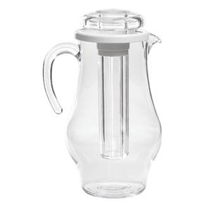 Service Ideas SWP33SB Acrylic 3.3 Liter Ice Tube Smooth Body Pitcher, Clear
