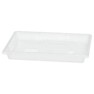 HUBERT® 8 qt Round Clear Plastic Food Container - 10Dia x 10 3/4D