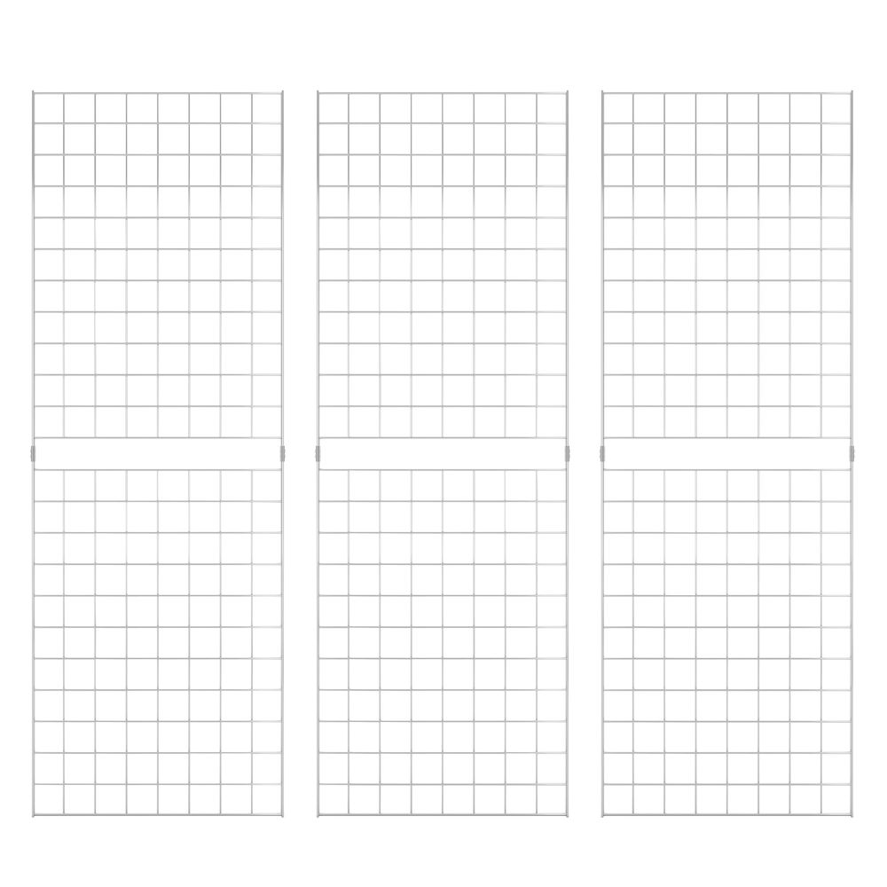 White 2 x 6 Grid Panels