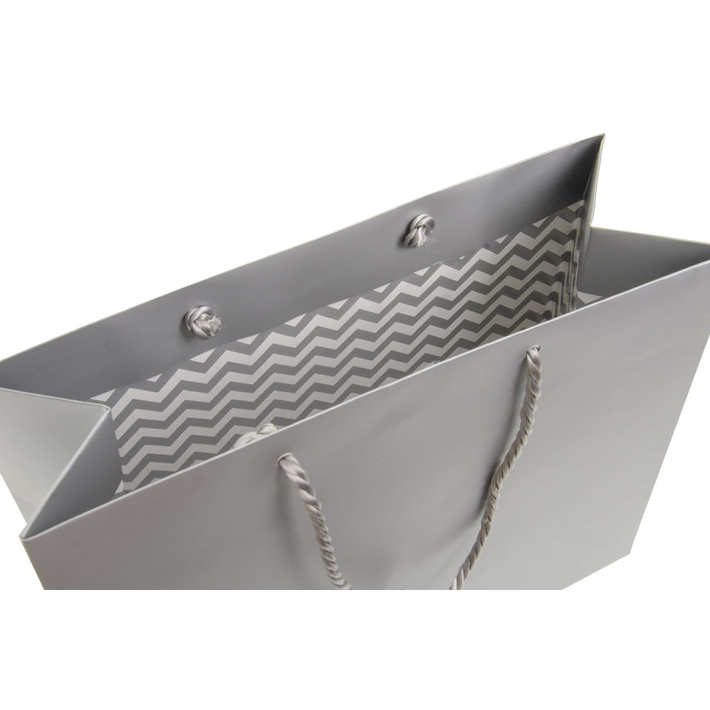 large silver gift bags