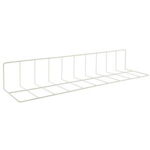  HUBERT Shelf Divider Acrylic with Open End Solid Clear