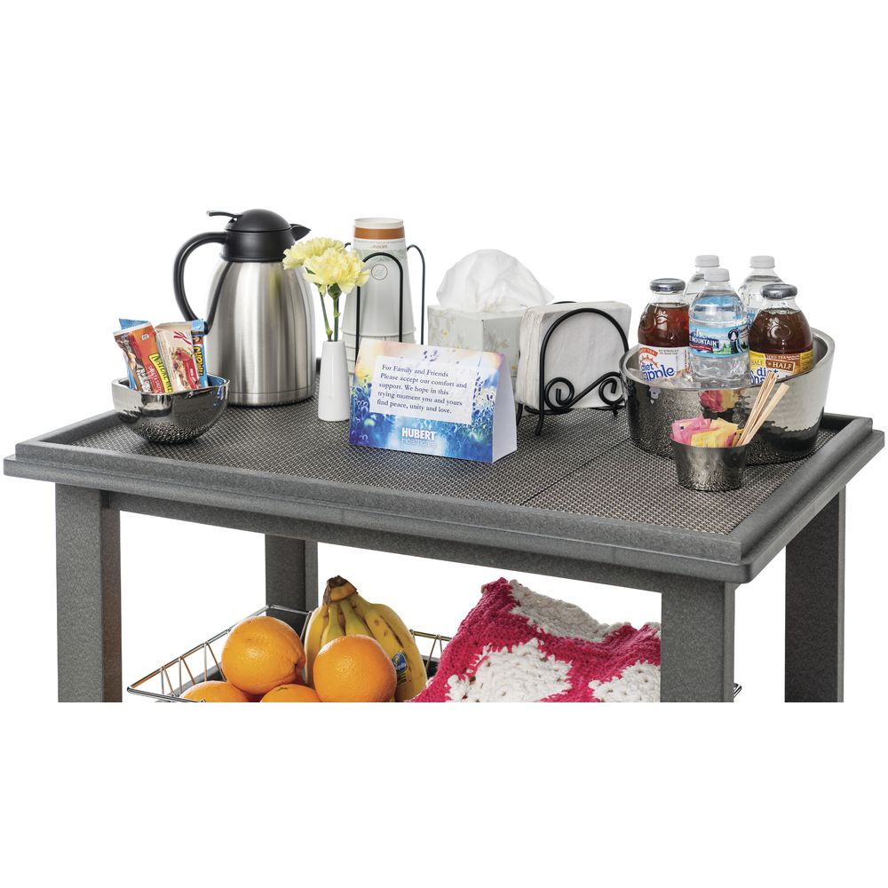 Expressly HUBERT® Dark Grey Comfort Cart Kit For 14 Visitors