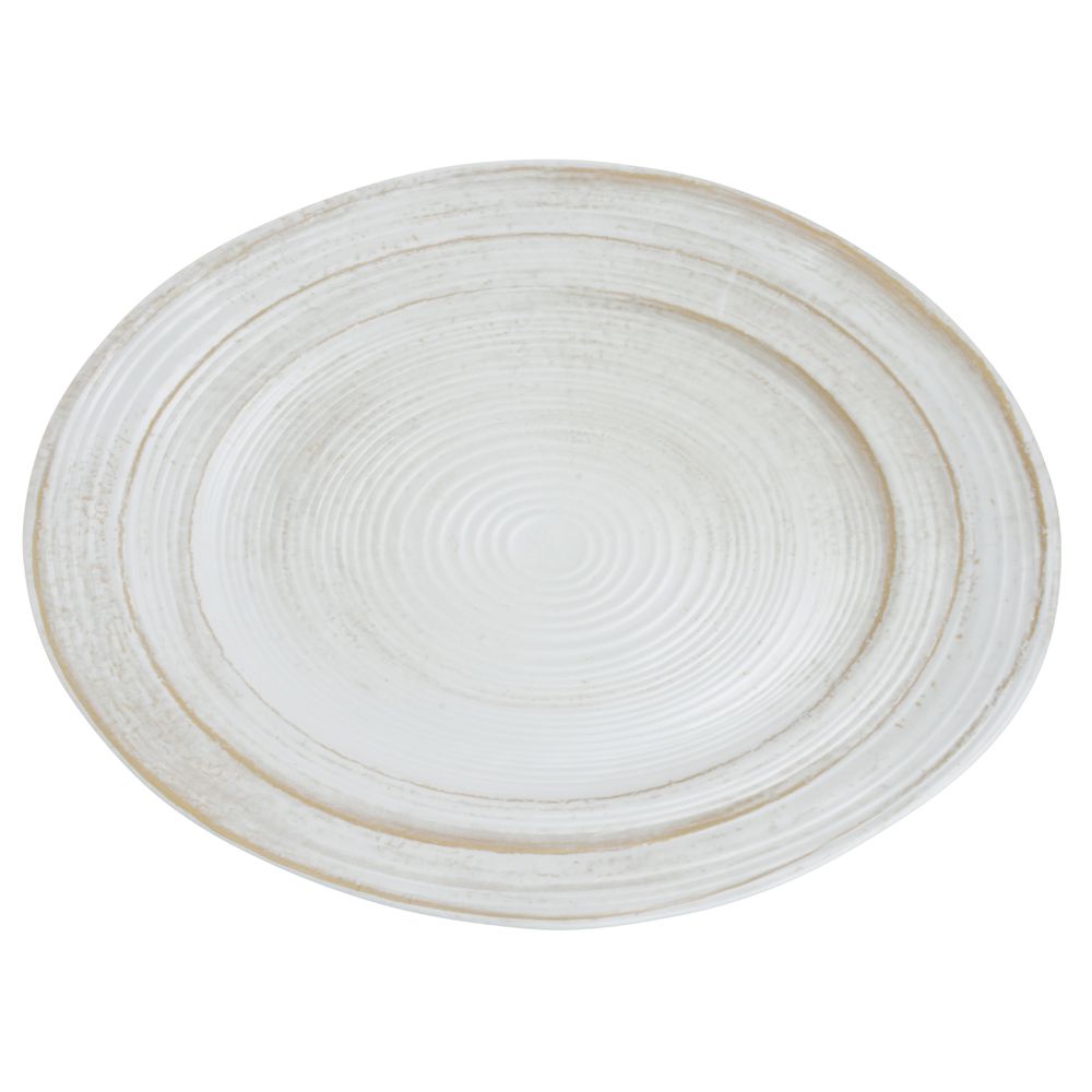 Elite Della Terra Melamine Stoneware Oval Platter 16 1/2"L x 12"W