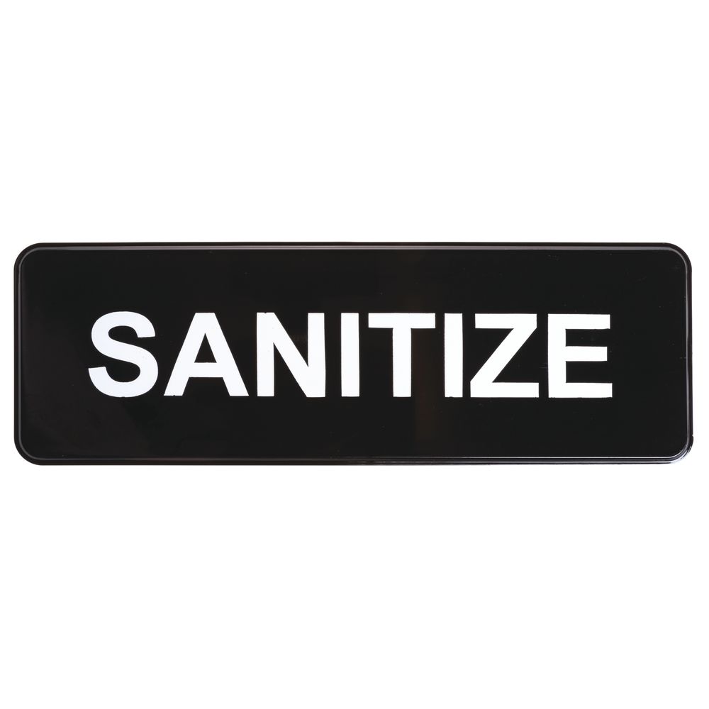 SANITIZE SIGN, 3