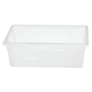 76L Vogue Round Container Bin in White Made of Plastic with Side Handles 