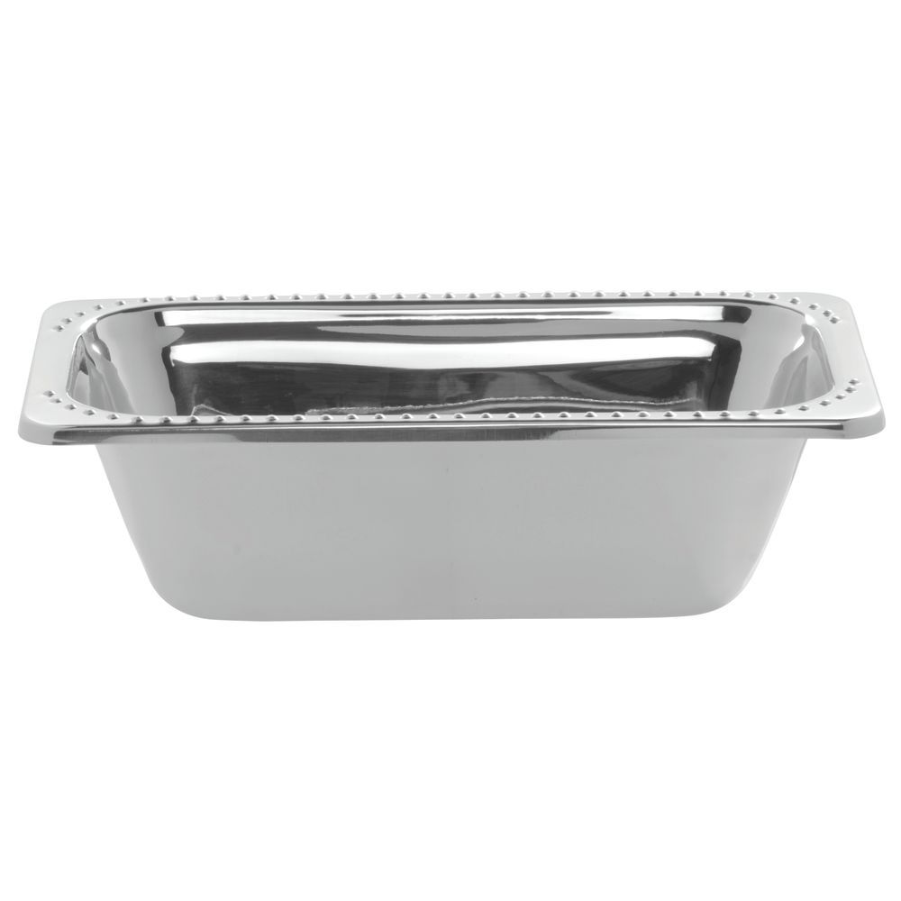 Bon Chef Hot Solutions Stainless Steel Food Pan Third Size Pan Bolero  13"L  x 7"W  x  4"H