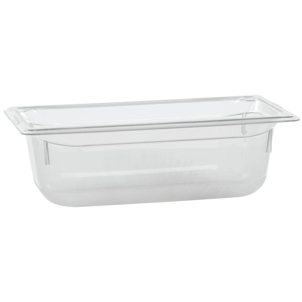 Vollrath Super Pan Low Temp Catering Pan Clear 1/3 Size 4"D