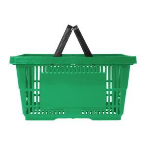 Hubert 32 Liter Blue Plastic Shopping Basket - 20L x 14W x 9 3/8D