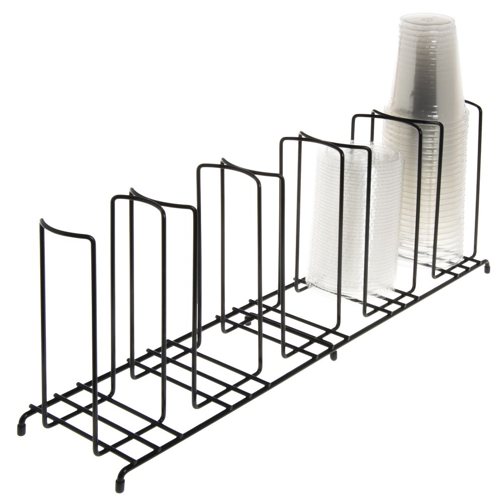 ORGANIZER LID + CUP, WIRE RACK 5-SECTION