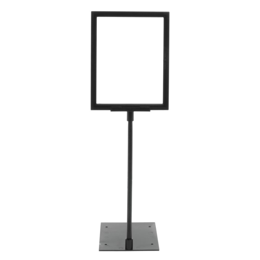 Black Plastic Sign Display Holders Shovel Base 10&#34; Stem For 5 1/2&#34;H x 7&#34;W Inserts