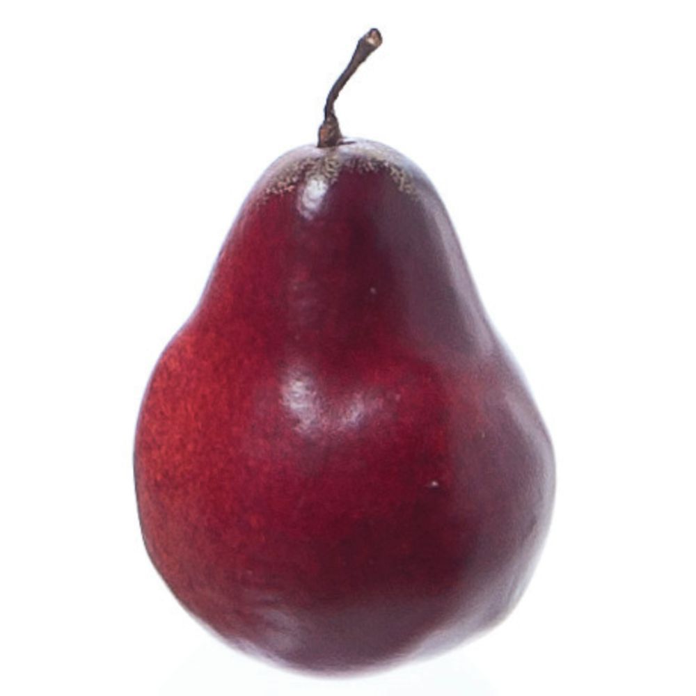 PEAR, WEIGHTED, RED, 3.7"