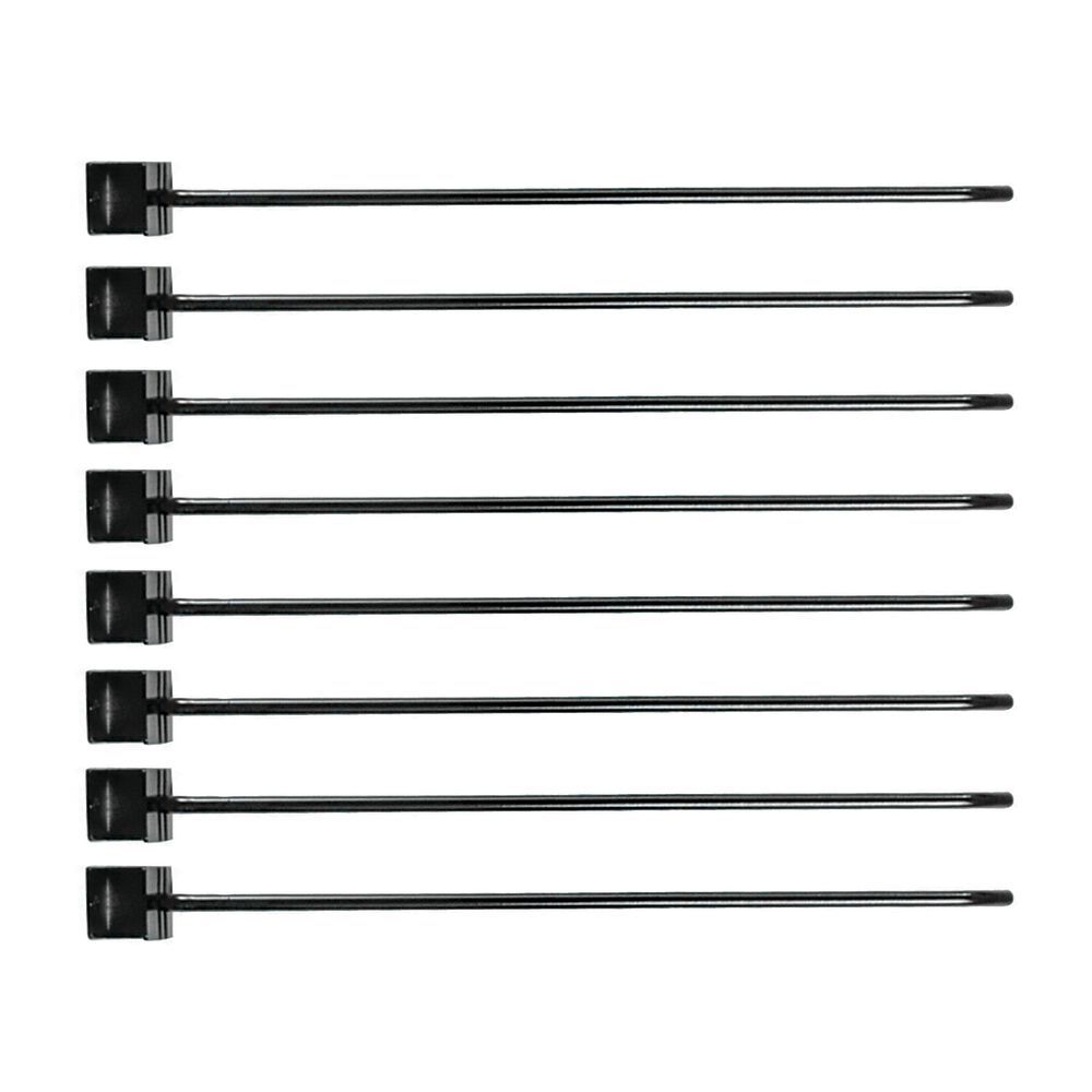 Trion Ind WonderBar® Black Metal Display Fixture Hooks 12"L