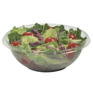 Sabert 52800B300 Bowl2 Clear Dome Lid for 24, 32, and 48 oz. Square Bowls -  300/Case