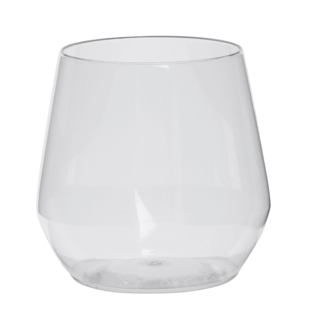 clear plastic wine glasses