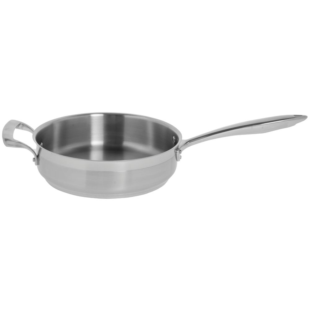 Browne Thermalloy 3 Qt Stainless Steel Straight Sided Saute Pan With 