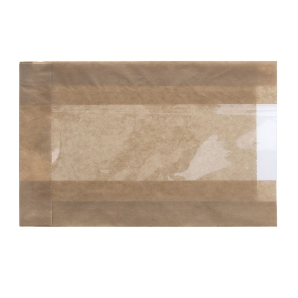 Download EcoCraft® Kraft Paper Single Serve Window Bag - 5"L x 1 1 ...