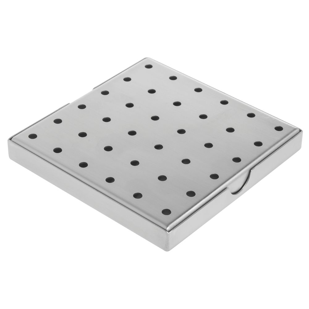 DRIP TRAY, STAINLES STEEL, 6"X6"X1"