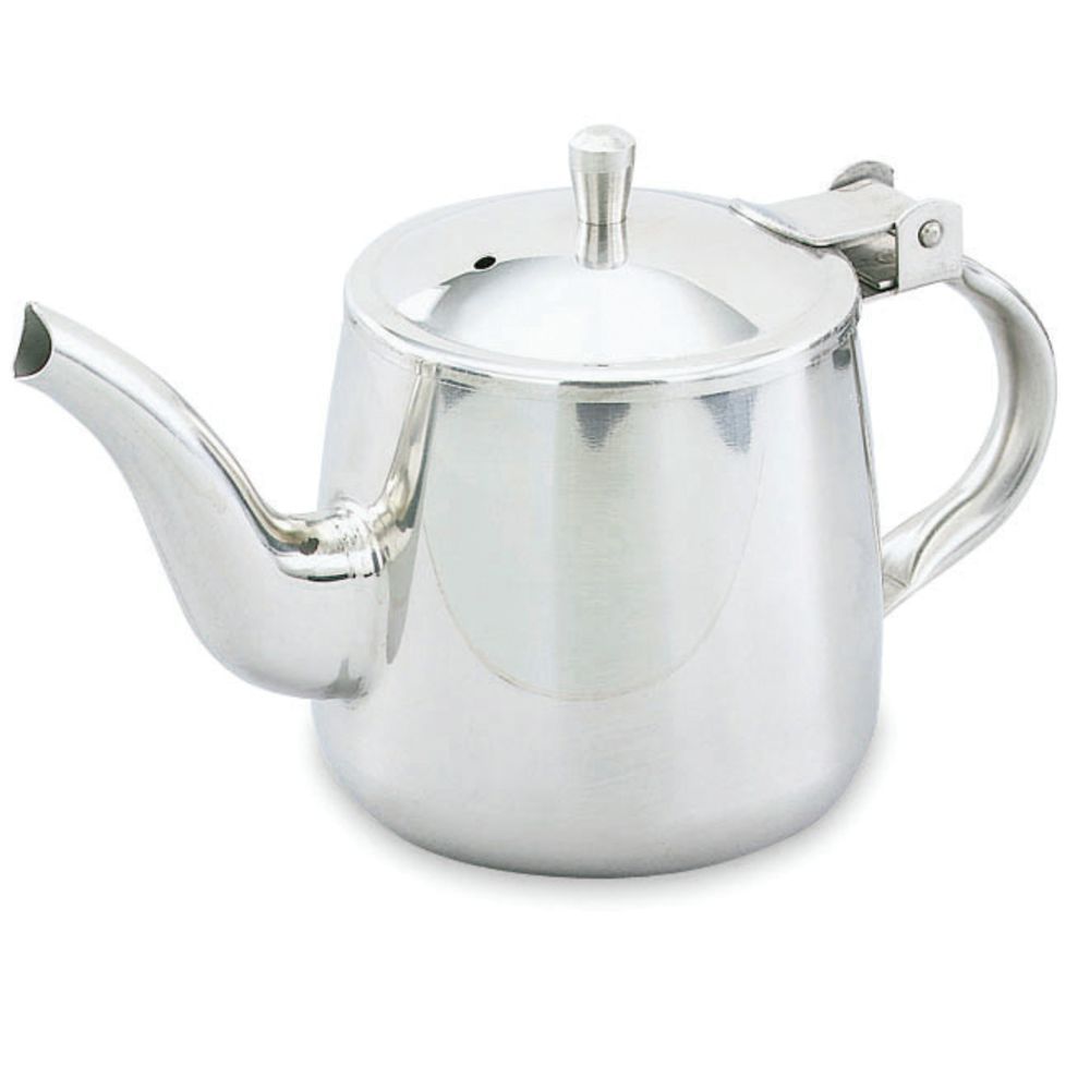 10 Oz Gooseneck Teapot  Stainless Steel Coffee & Tea Serving Pot