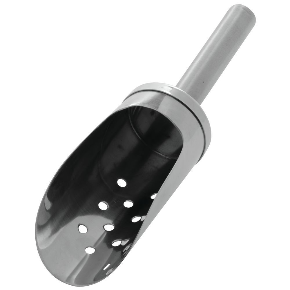 SCOOP, ICE, PERFORATED, STAINLESS