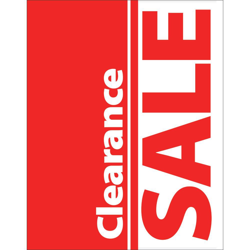 Clearance Sale Signs 11 x 14 (L x H)