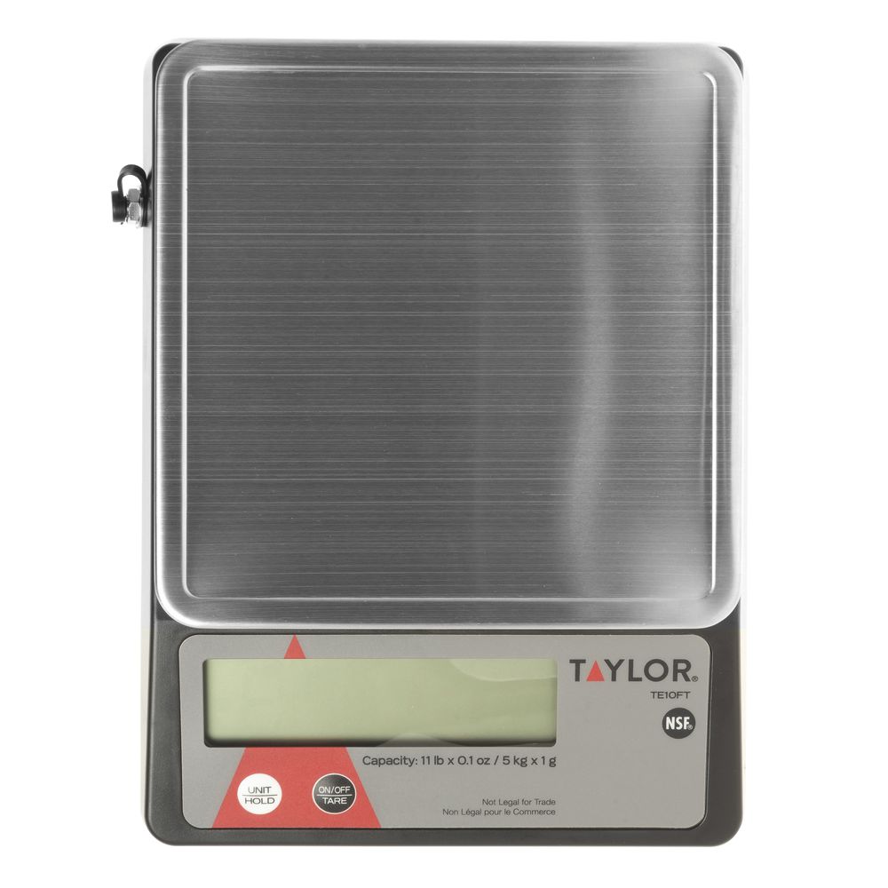 TAYLOR Packaging/Portioning Scale,5kg/10lb,LCD TE10FT 