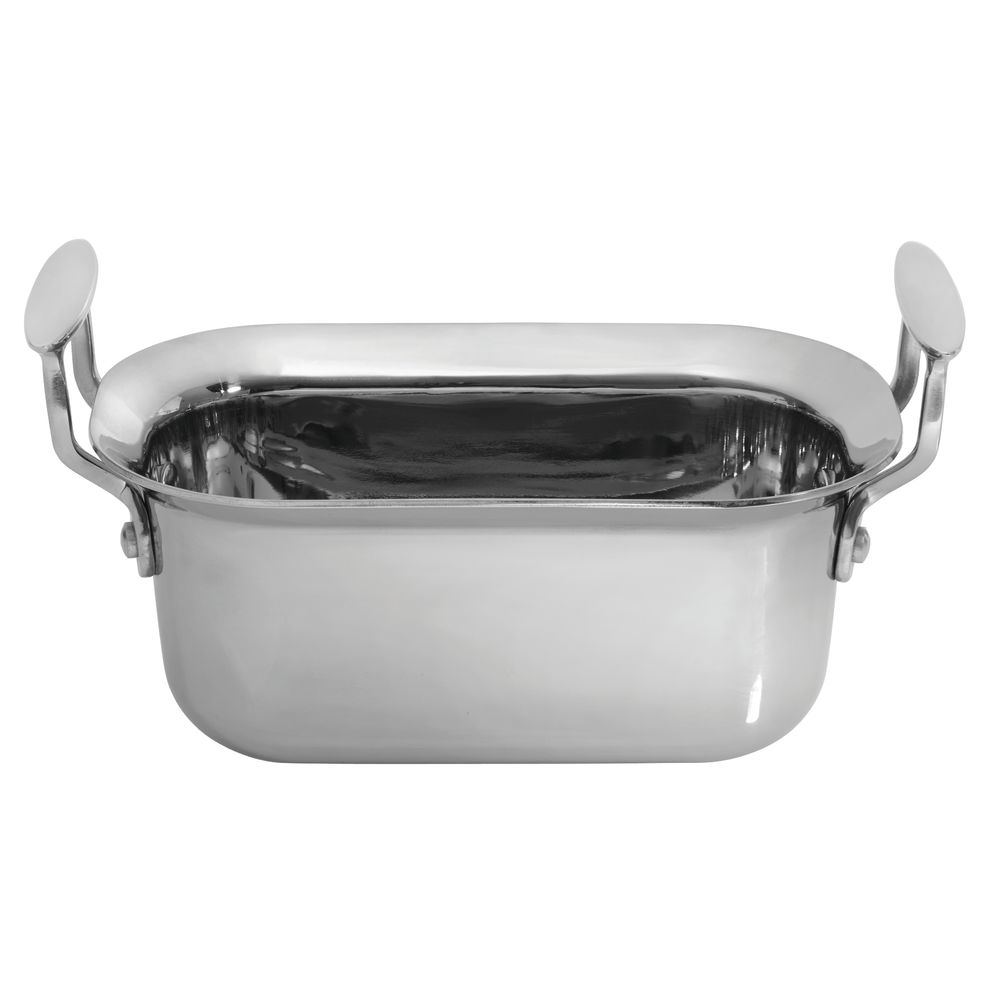 thumbnail image 2 of TableCraft CW7010 3 Qt. Tri-Ply Brazier Pan With 2 Loop Handles - Nella 2 of 12