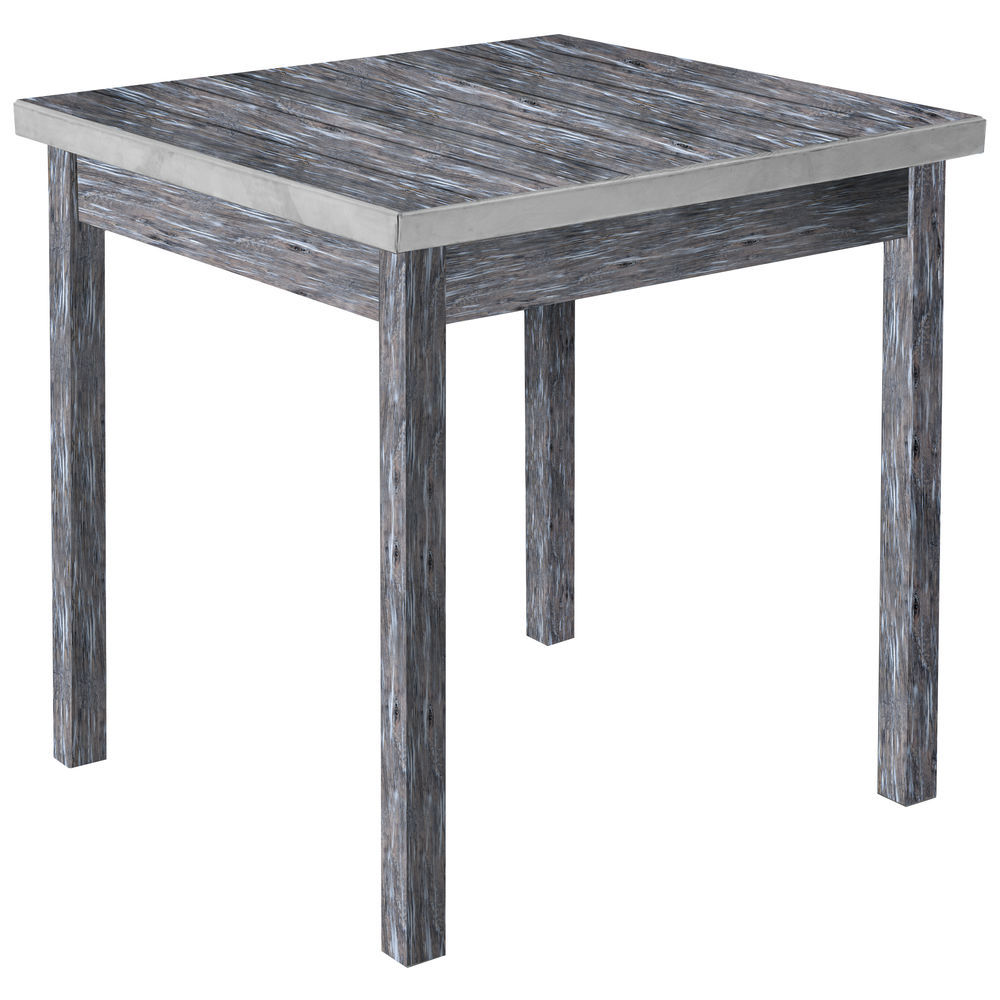 TABLE, LARGE, RUSTIC GREY, 29X29X29.5