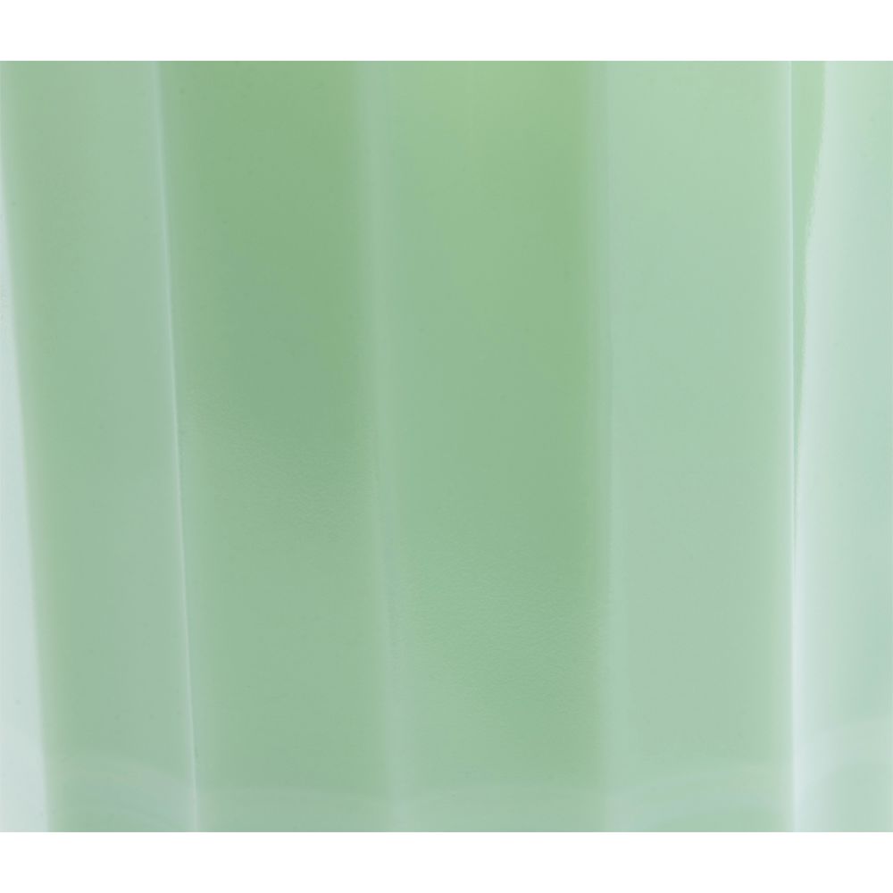 Mosser Glass 40 oz Jadeite Green Glass Panel Pitcher 8"Dia x 8 1/2"H 