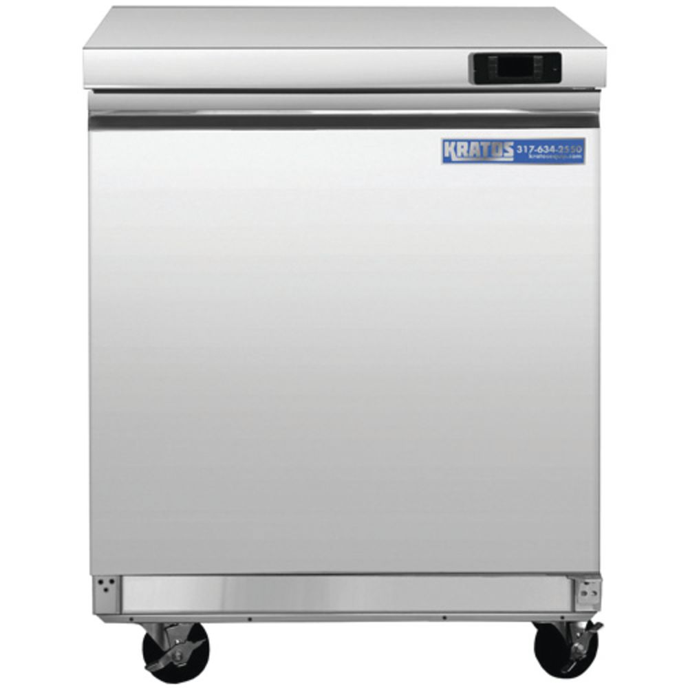 Peak Cold Commercial Under Counter Stainless Steel Freezer; 48 W