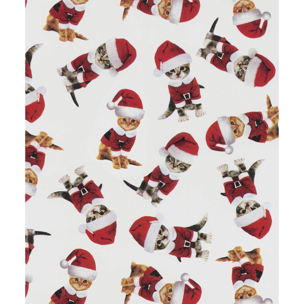 Kitty Christmas Holiday Gift Wrap Full Roll kitty-christmas-holiday-gift-wrap-full-roll