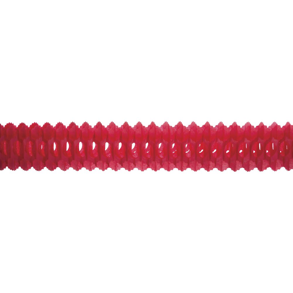GARLAND, ARCH, SOLID RED, 12&#39;