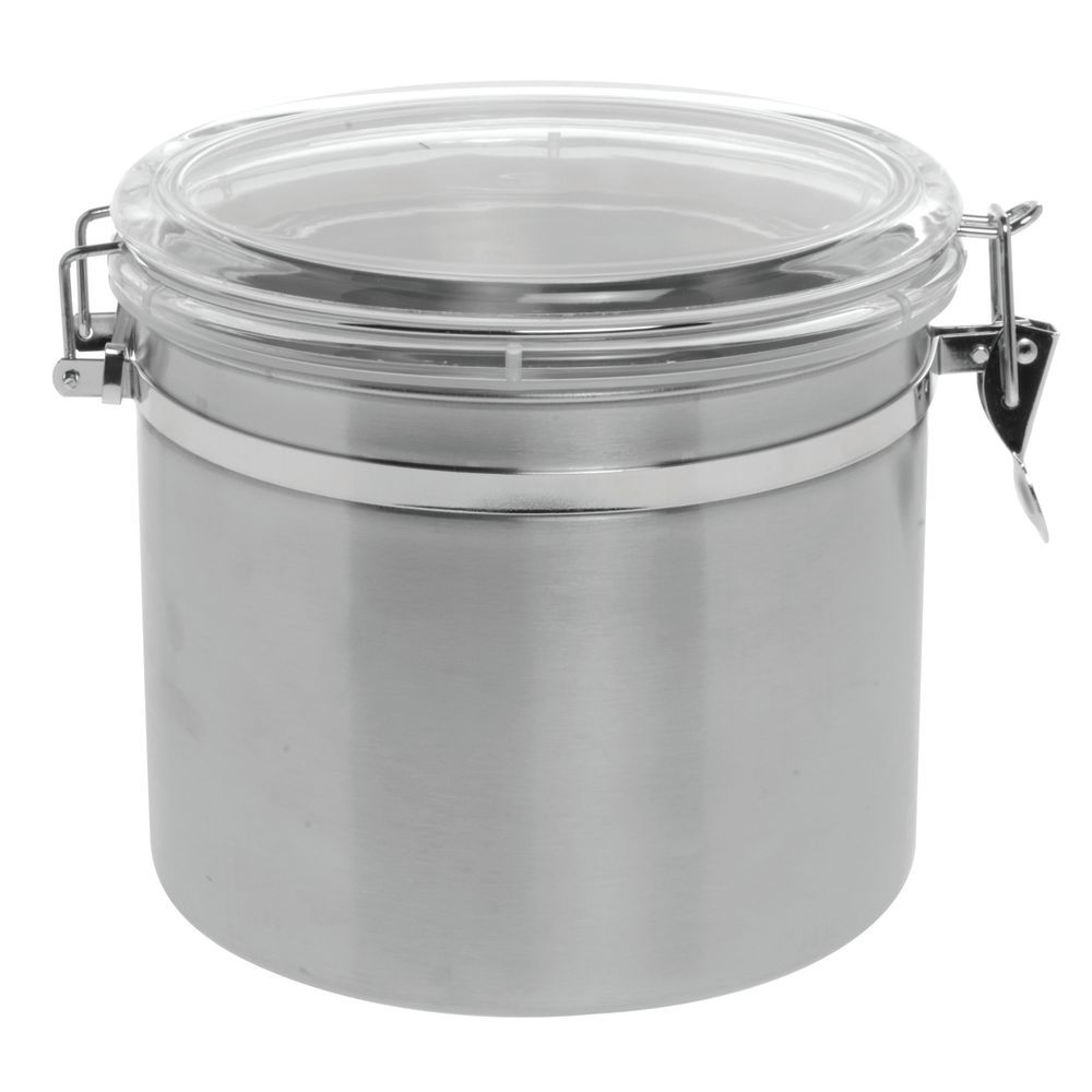 CANISTER, S/S, 145 OZ, 8DIAX8H