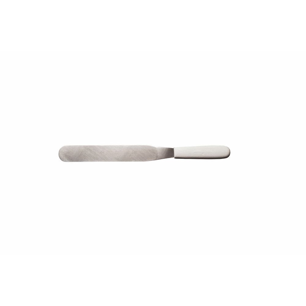 SPATULA 6-1/2"X1.5, WH POLY HANDLE