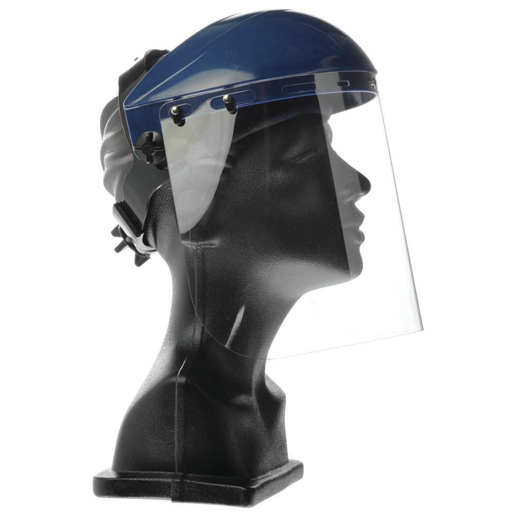 Tucker BurnGuard Blue Plastic Full Face Shield