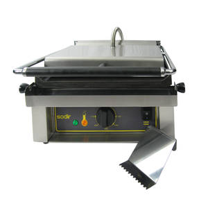 Waring Italian-Style Panini Grill Single - 11 1/2L x 15 1/2W x 9 1/4H