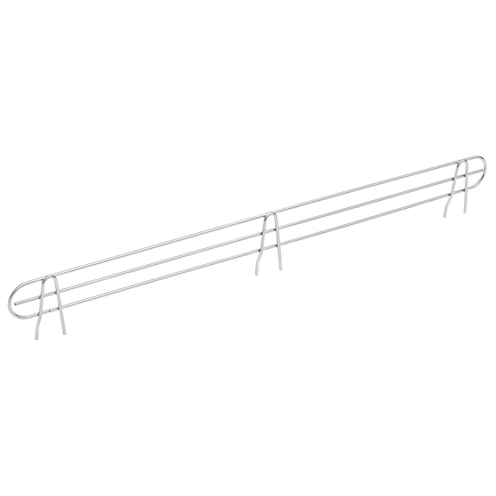 HUBERT® Soft Silver Wire Shelf Ledge - 48