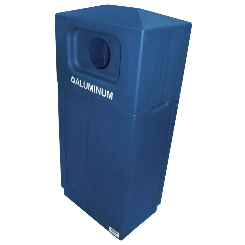 HUBERT® Black Plastic, Plastic Bag Recycling Bin 21 1/2"L x 14 1/2"W