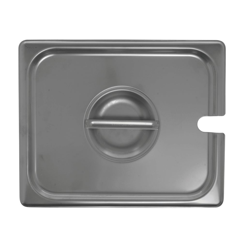 Stainless Steel Steam Pan Lid is Slotted 