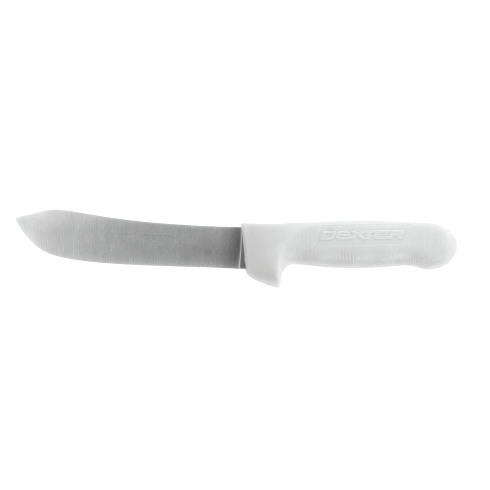 KNIFE, 6"BUTCHER, WH POLY HANDLE