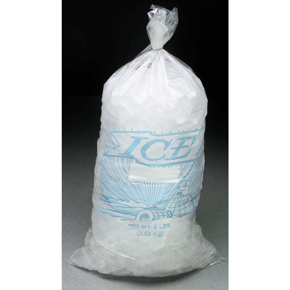 BAG, ICE, METALOCENE, 10#, PLAIN, 12 X 21