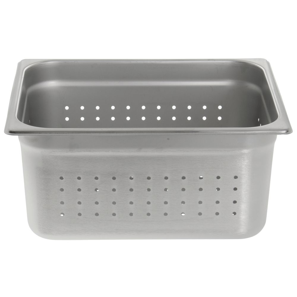 Hubert&#174; Half Size Steam Table Pan Perforated 6"D