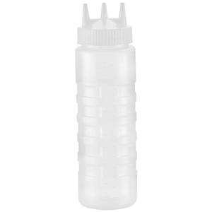 clear squeeze bottles with caps