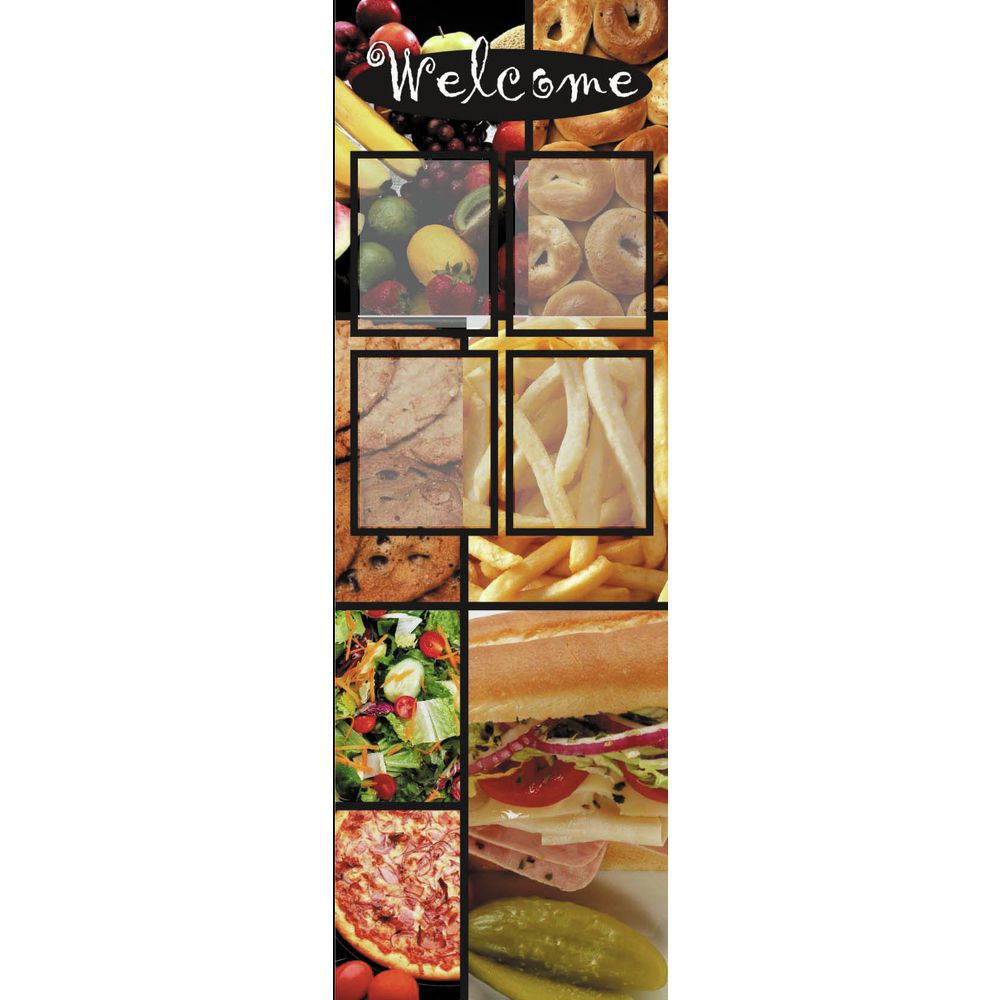 Menu Stand for Restaurant with Realistic Food Images   
