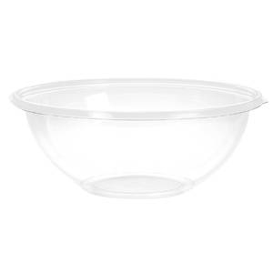 Sabert 52800B300 Bowl2 Clear Dome Lid for 24, 32, and 48 oz. Square Bowls -  300/Case