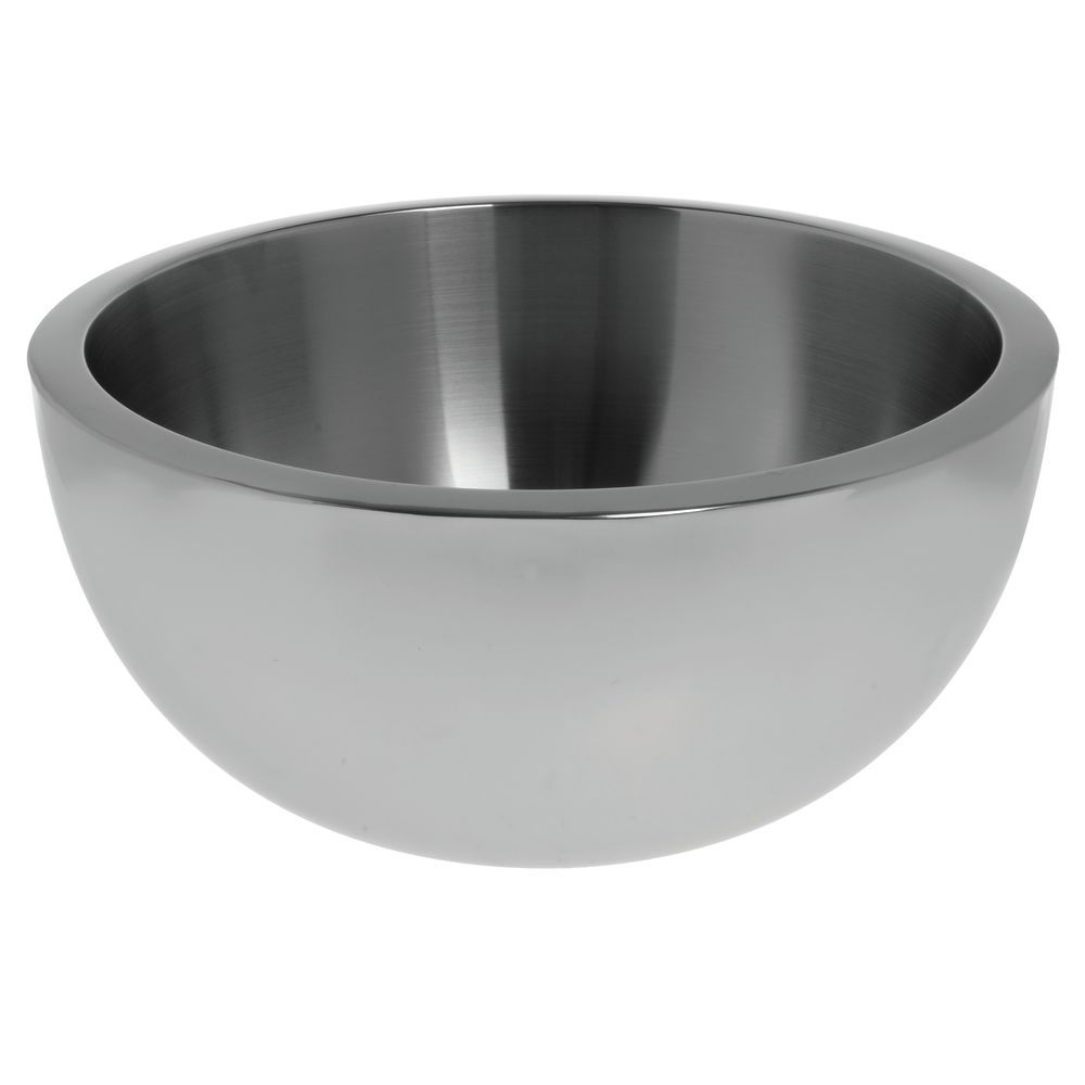BOWL, SS, DBL WALL, SMOOTH, ROUND, 7QT
